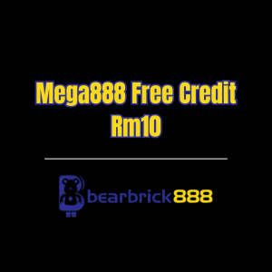 Mega888 Free Credit Rm10 - Logo - bearbrick888s